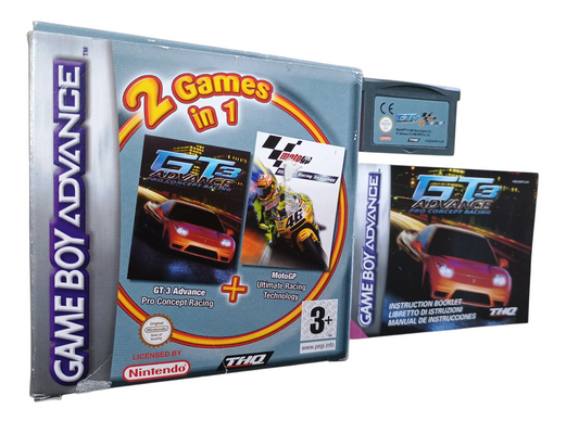 2 Games in 1 - GT 3 Advance & MotoGP - complete