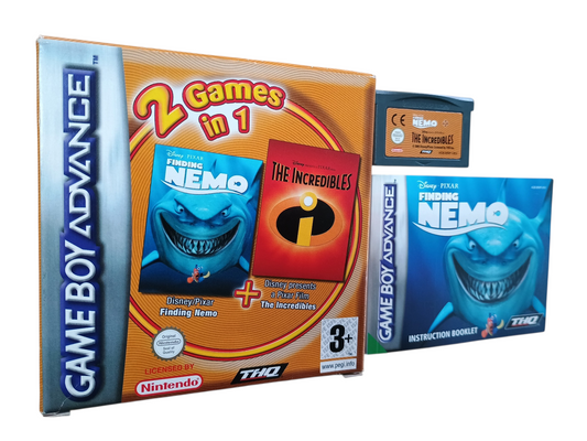 2 Games in 1 - Finding Nemo / The Incredibles - complete